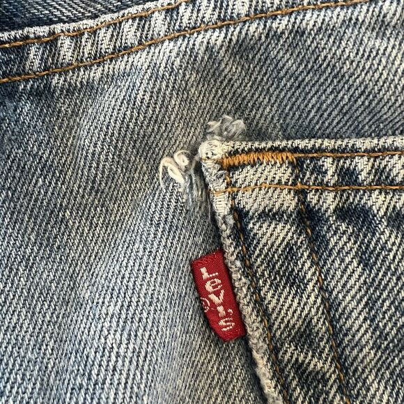 Levi’s 501 Vintage 38x30 Jeans Missing Back Patch Made In Mexico Feb Of 2002 - Picture 4 of 16